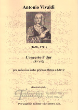 Concerto F dur (RV 442) pro zobcovou nebo příčnou flétnu a klavír